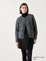 Pile Lined Fleece Cardigan