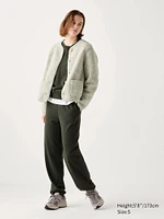 Pile Lined Fleece Cardigan