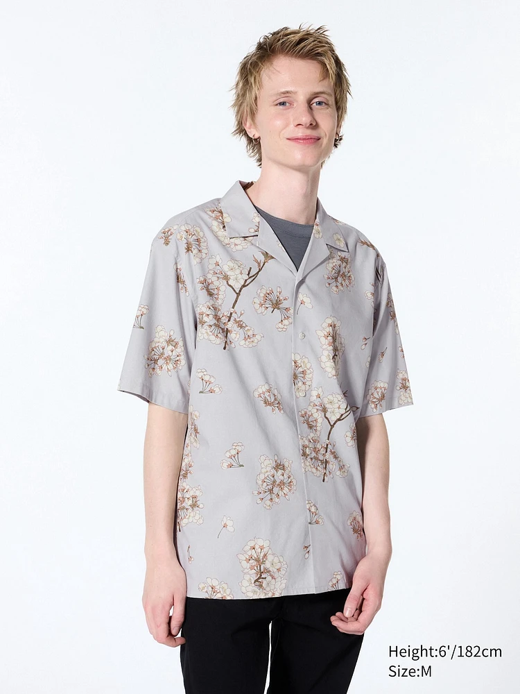 Open Collar Shirt | Short Sleeve