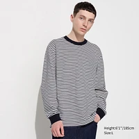 AIRism Cotton T-Shirt | Long Sleeve Striped