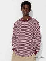 AIRism Cotton T-Shirt | Long Sleeve Striped