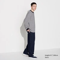 AIRism Cotton T-Shirt | Long Sleeve Striped