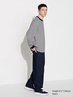 AIRism Cotton T-Shirt | Long Sleeve Striped