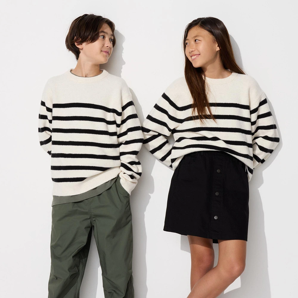 Souffle Yarn Sweater | Striped