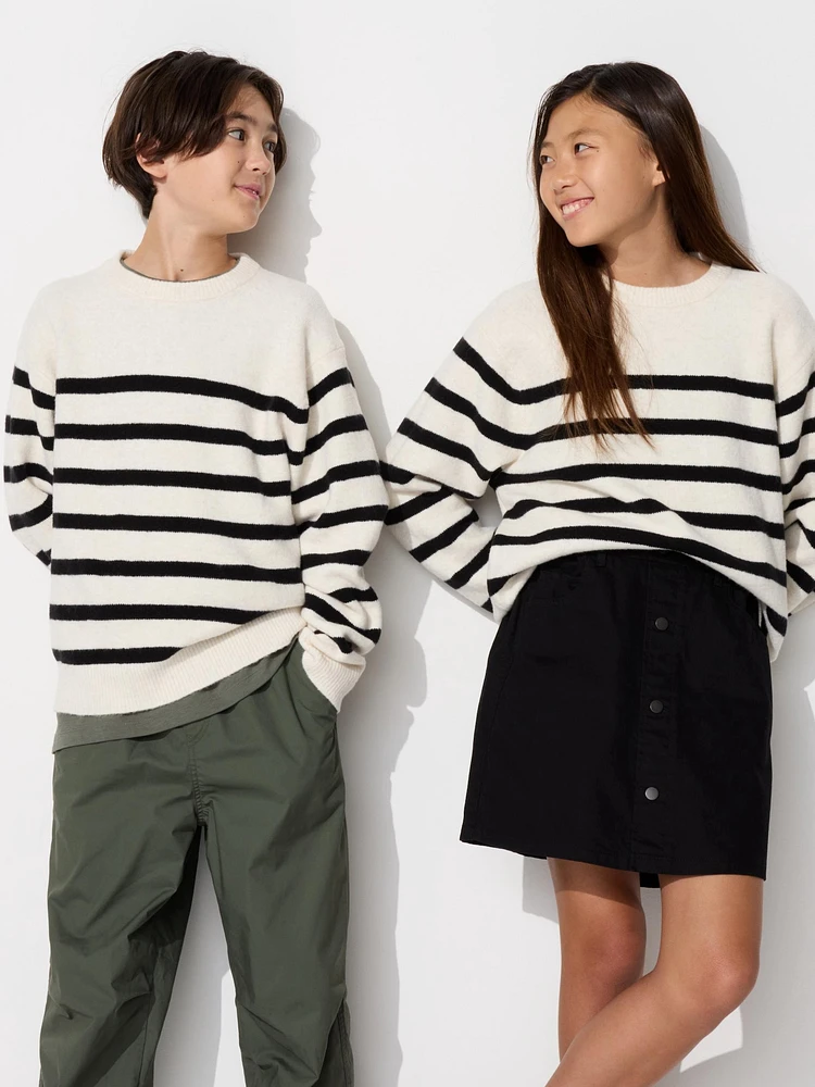 Souffle Yarn Sweater | Striped