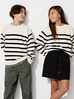 Souffle Yarn Sweater | Striped