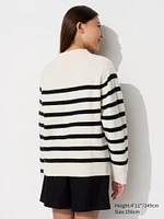 Souffle Yarn Sweater | Striped