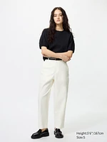 Linen Cotton Tapered Pants