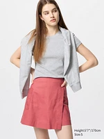 Linen Blend Skort