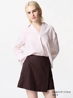 Linen Blend Skort