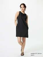 Linen Blend Mini Dress