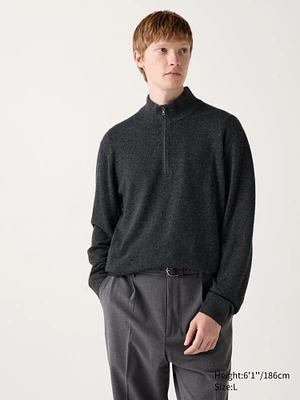 Cashmere Sweater | Half-Zip