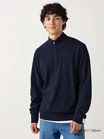 Cashmere Sweater | Half-Zip