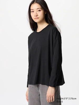 AIRism Cotton T-Shirt | Long Sleeve