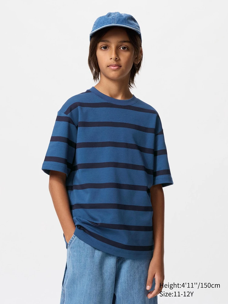 AIRism Cotton Striped T-Shirt