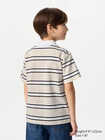 DRY Pique Striped Polo Shirt