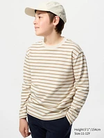 AIRism Cotton T-Shirt | Long Sleeve Striped