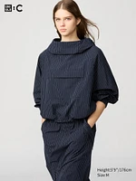 Hooded Pullover Shirt | Striped