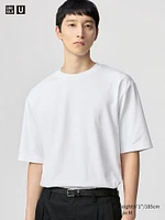 AIRism Cotton Oversized T-Shirt | Half-Sleeve