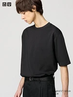 AIRism Cotton Oversized T-Shirt | Half-Sleeve