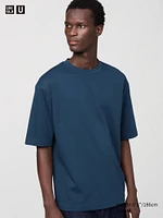 AIRism Cotton Oversized T-Shirt | Half-Sleeve