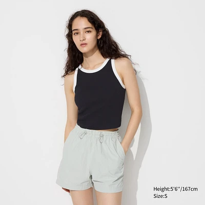 Ribbed Cropped Bra Sleeveless Top