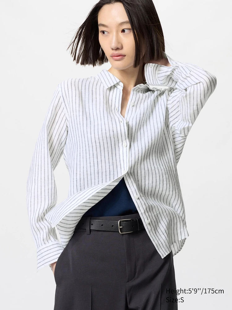 Premium Linen Shirt | Striped