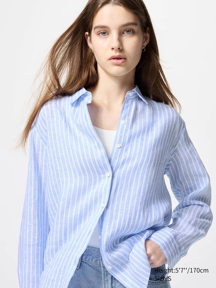 Premium Linen Shirt | Striped