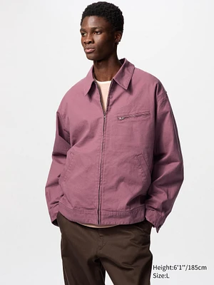 Zip-Up Blouson Jacket