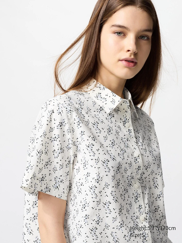 Cotton Short Shirt | Printed