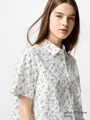 Cotton Short Shirt | Printed