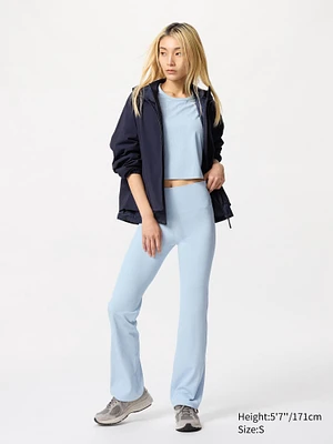 AIRism Soft Ribbed Flare Leggings