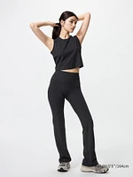 AIRism Soft Ribbed Flare Leggings