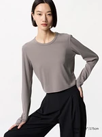 AIRism Soft Cropped T-Shirt