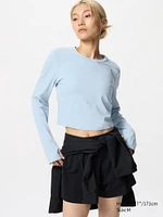 AIRism Soft Cropped T-Shirt