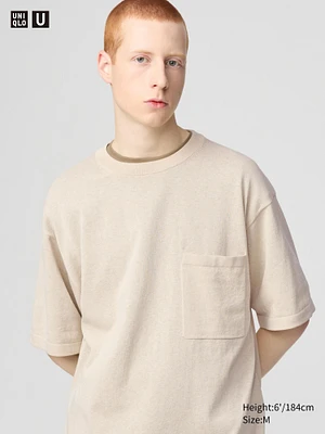 Crew Neck Sweater | Short Sleeve