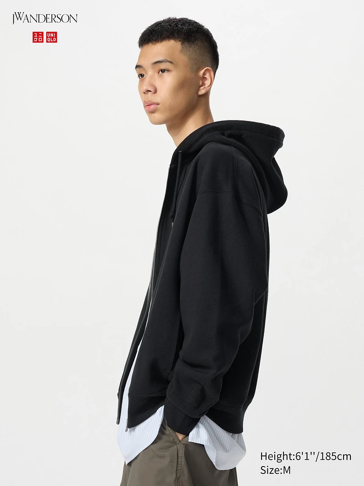 Sweat Oversized Full-Zip Hoodie