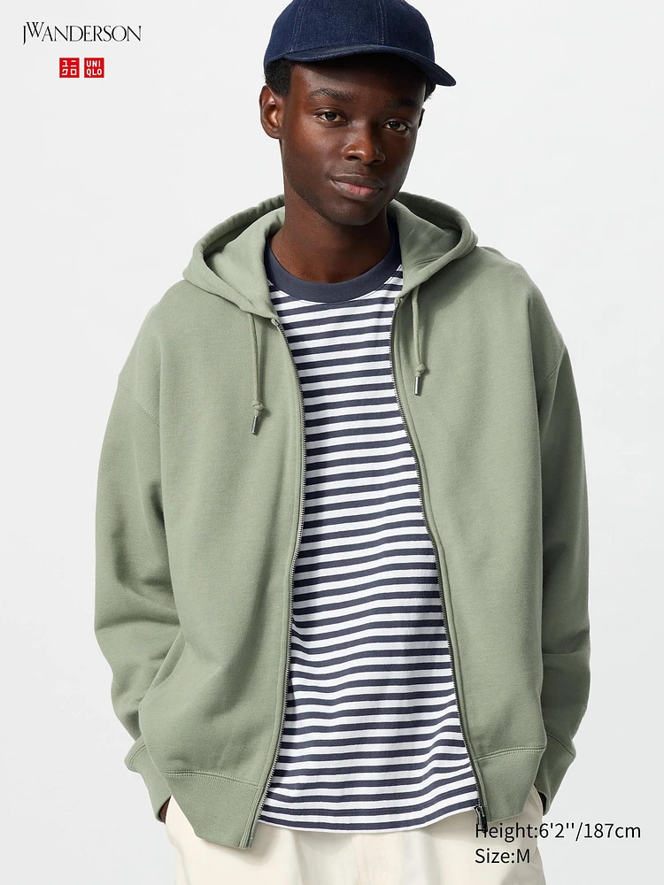 Sweat Oversized Full-Zip Hoodie