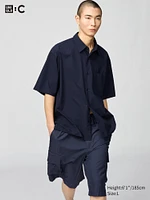 Broadcloth Oversized Short Shirt