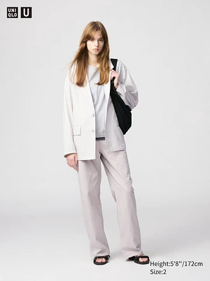Cotton Wide Pants