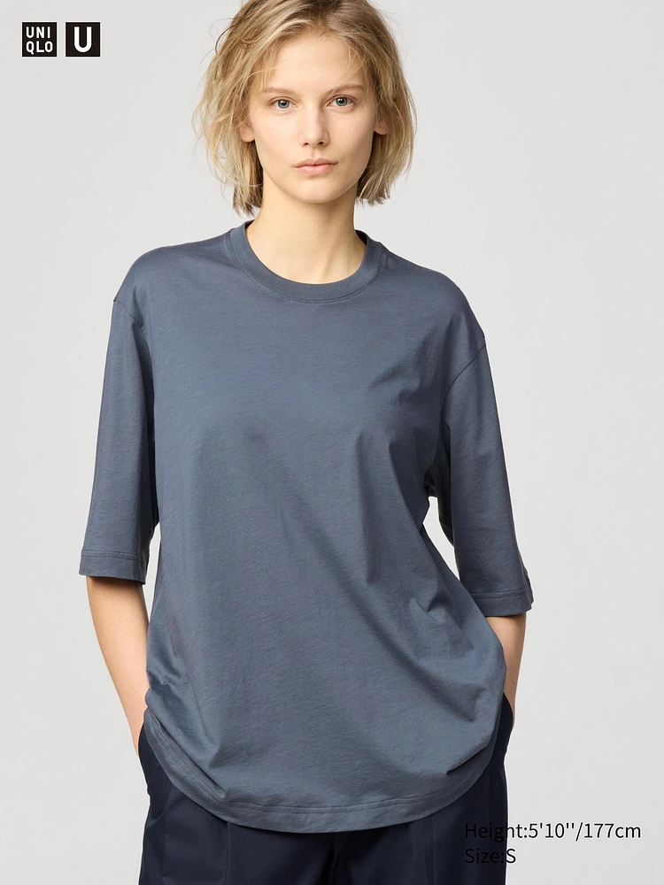 SUPIMA® Cotton Sheer Oversized T-Shirt
