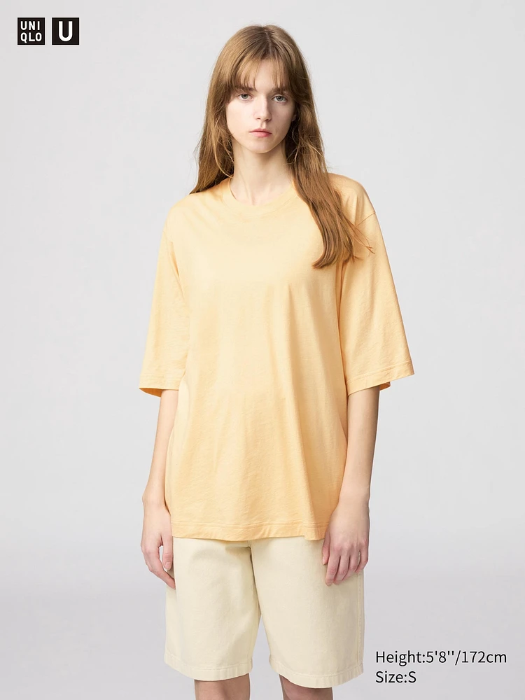 SUPIMA® Cotton Sheer Oversized T-Shirt