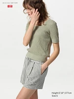 Seersucker Easy Shorts | Gingham