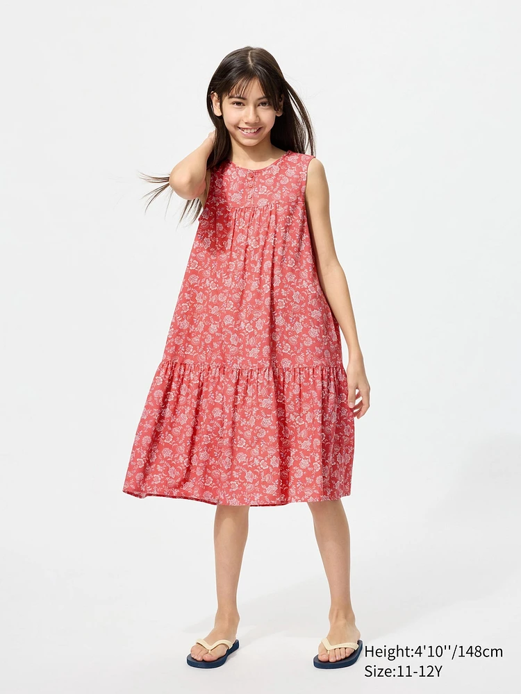 Printed Tiered Dress