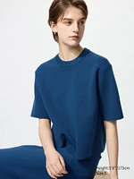 Washable Milano Ribbed Sweater | Short Sleeve
