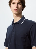 AIRism Cotton Pique Polo Shirt