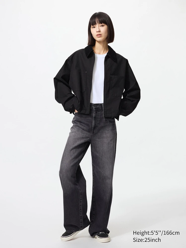 Wide Straight Jeans