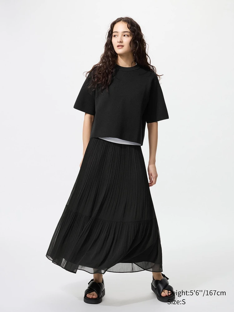 Chiffon Tiered Skirt