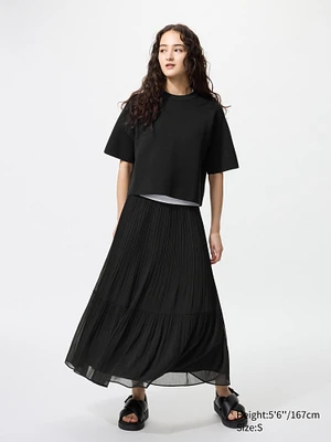 Chiffon Tiered Skirt