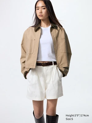 Zip-Up Short Jacket
